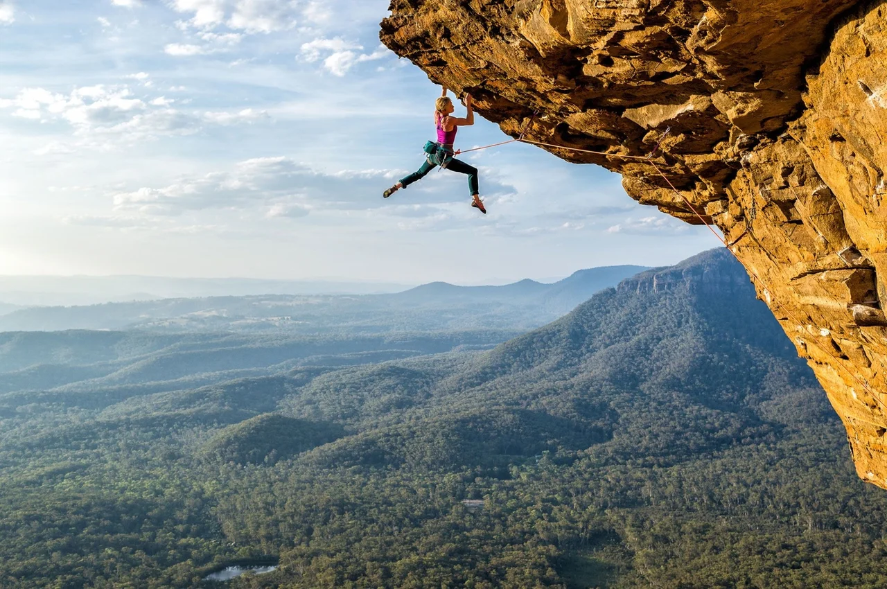 Climbing in the Blue Mountains